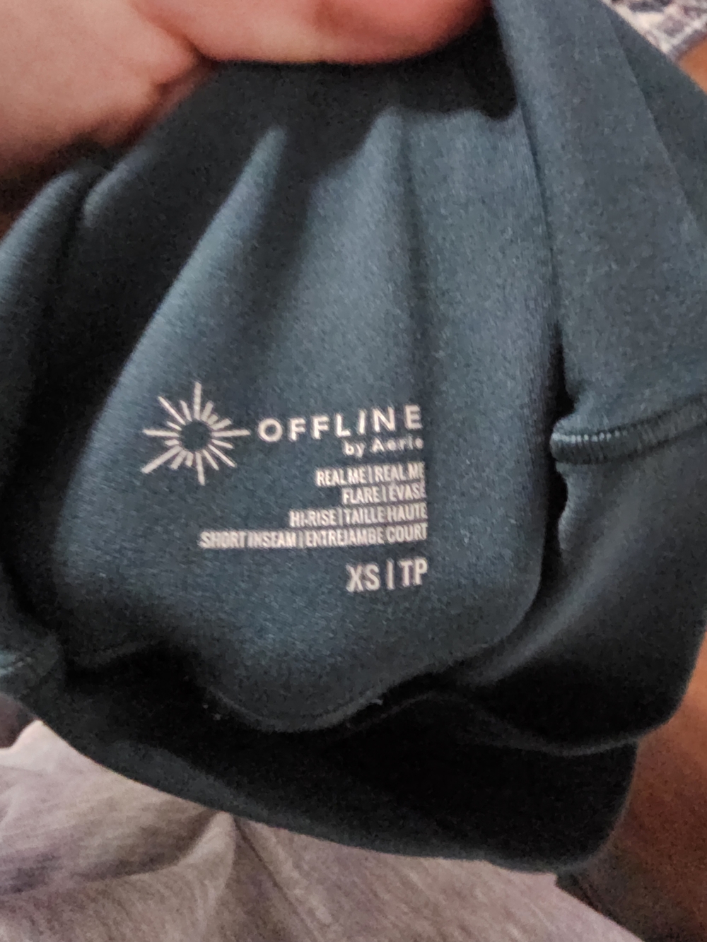 aerie Black High-Waist Flare Yoga Pants - Picture 2 of 2